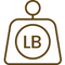 Bird feeder weight